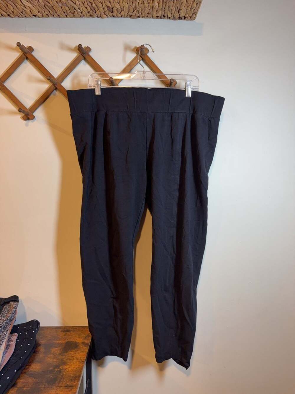 Alfani Plus Size 3X Black Tummy Control Pull-On Skinny Pants